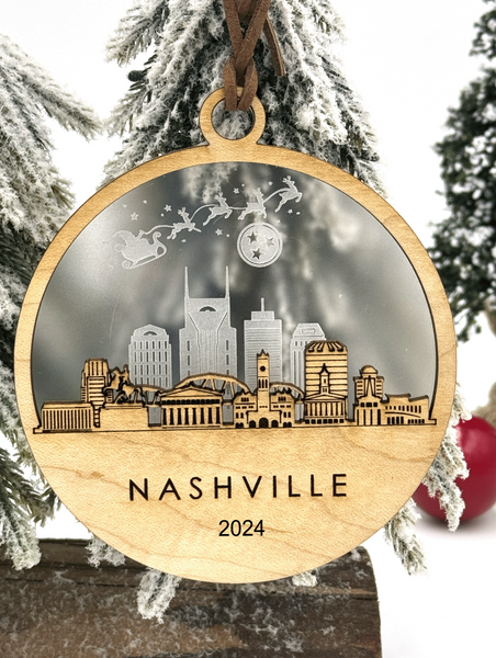 Nashville Skyline Ornament