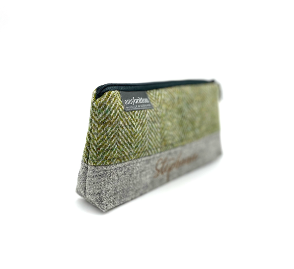 Personalized Harris Tweed Cosmetic Bag