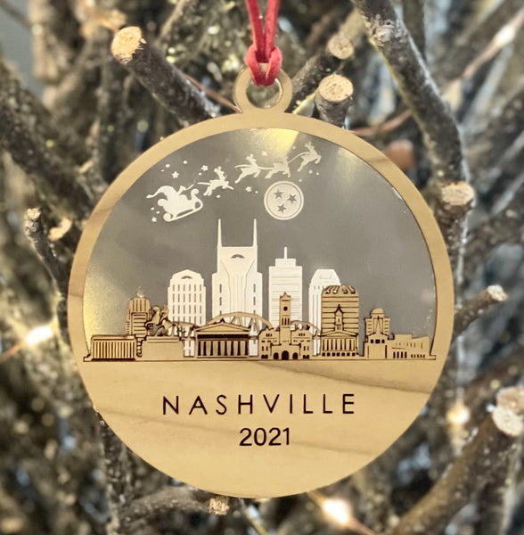 Nashville Skyline Ornament