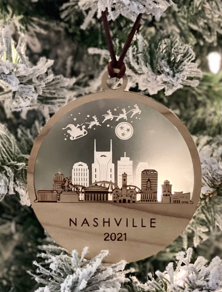 Nashville Skyline Ornament