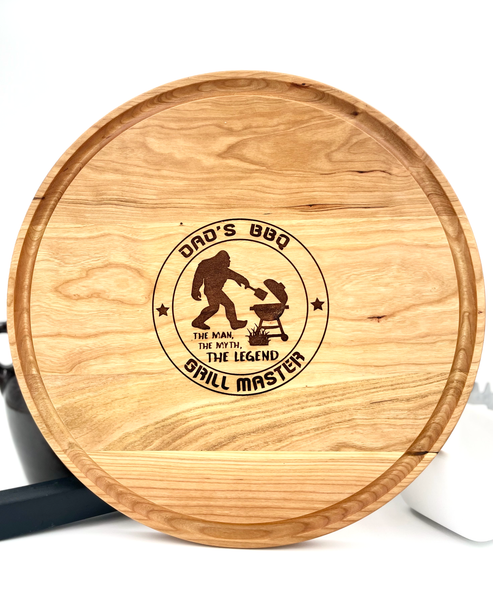 Bigfoot Round Cutting Board