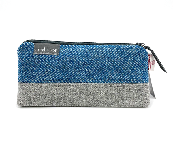 Personalized Harris Tweed Cosmetic Bag