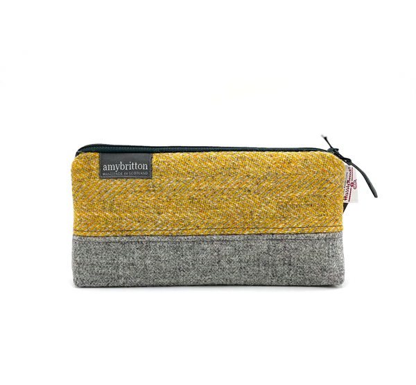Personalized Harris Tweed Cosmetic Bag