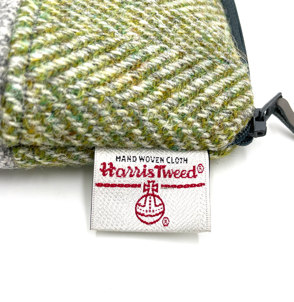 Personalized Harris Tweed Cosmetic Bag | Harris Tweed Cosmetic Bag | Monogrammed Bag | Amy Britton Cosmetic Bag | Laser Engraved