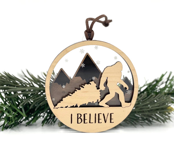 I Believe Sasquatch Ornament