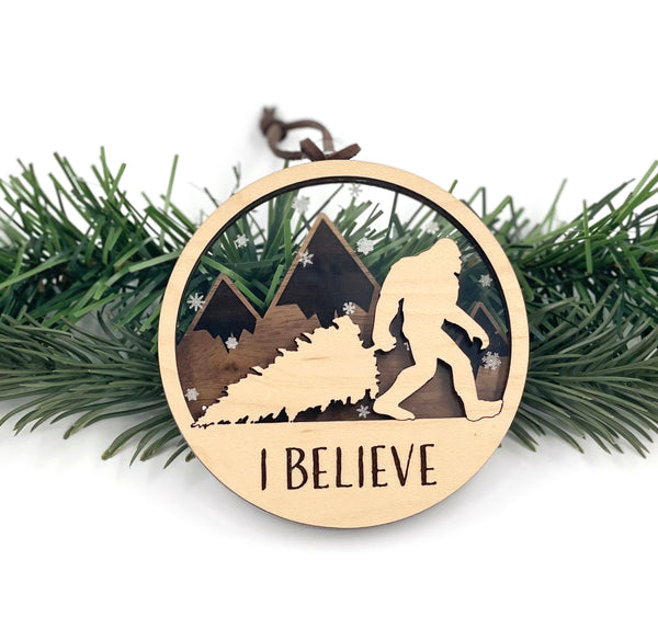 I Believe Sasquatch Ornament